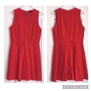 Salmon pink gap linen dress